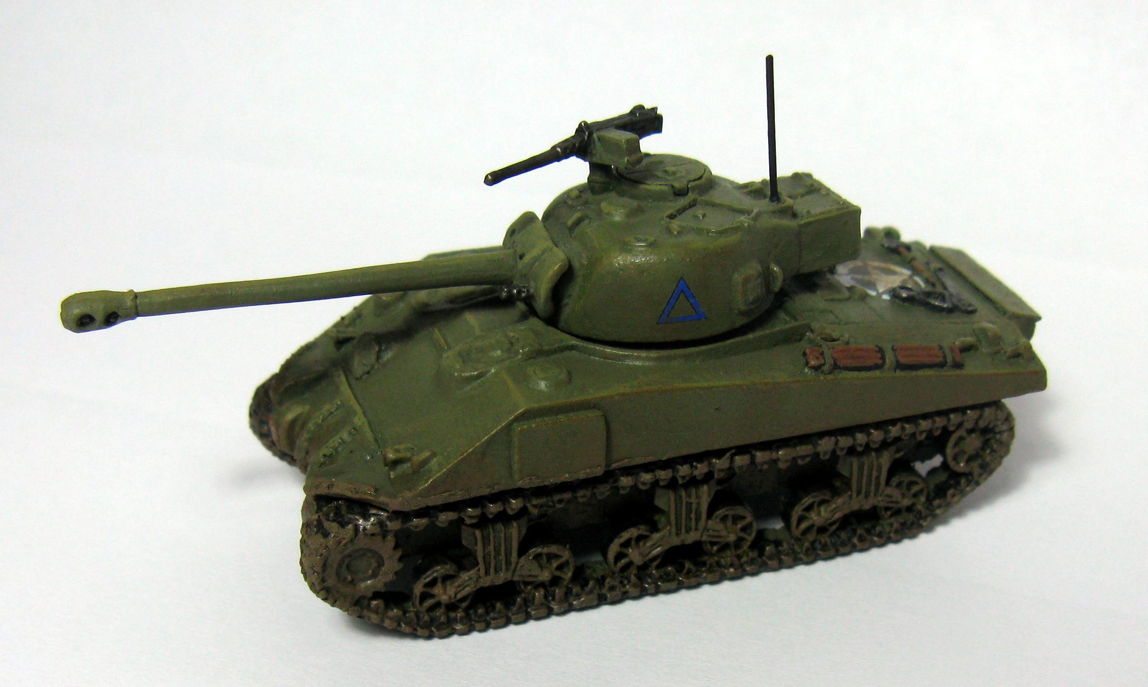 Sherman V Britannique Platoon (4 Véhicules) 15mm - Flames Of War, Peints
